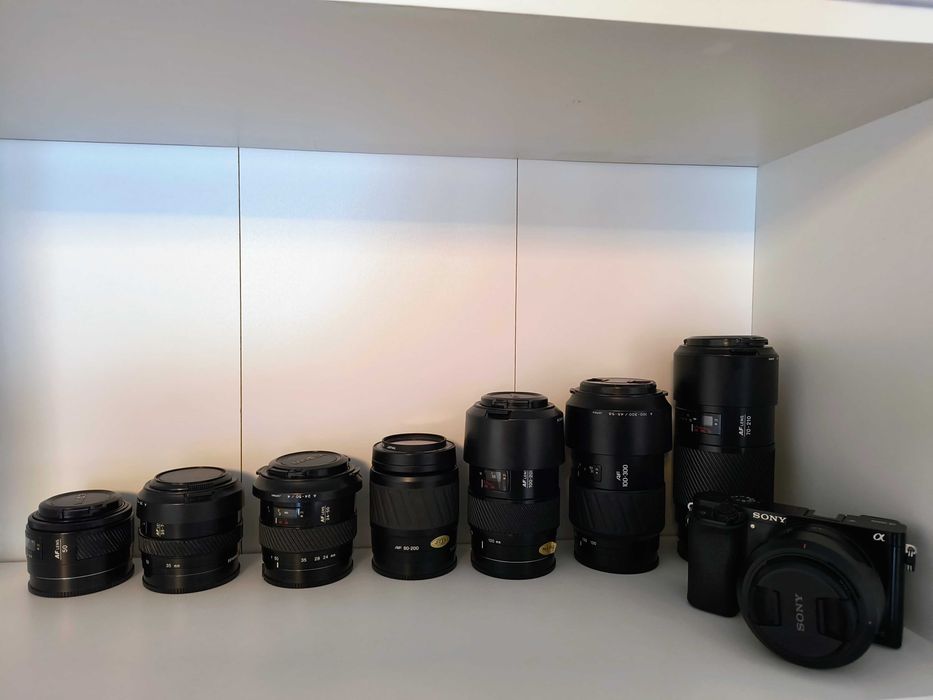 Set de obiective originale Minolta AF