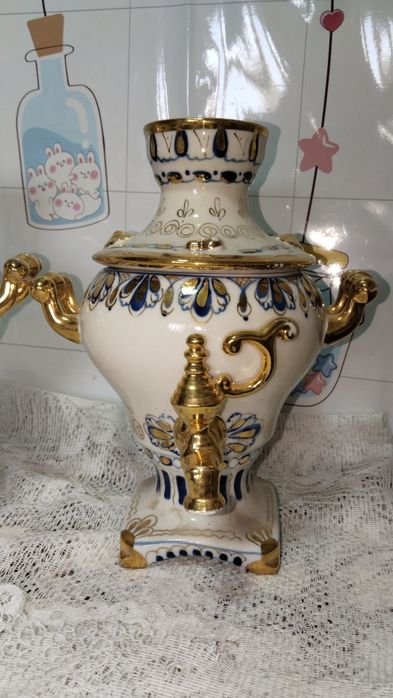 Самоварчики Гжель без чайничков