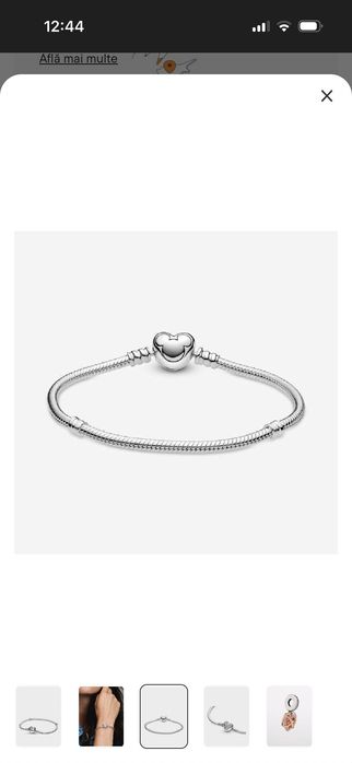 Bratara pandora x Disney Mickey Mouse heart