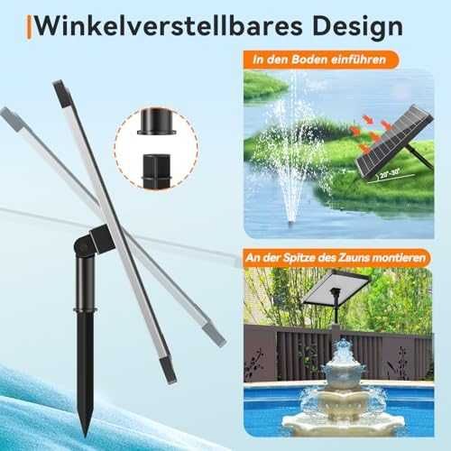 Biling 25W соларна помпа 1200L/H с филтър