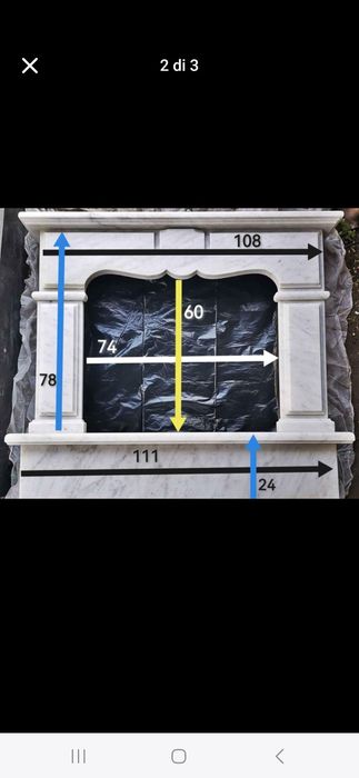 Masca de semineu.si doua canapele