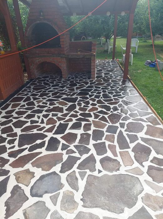 Piatră naturala de munte și decorativa Gazon