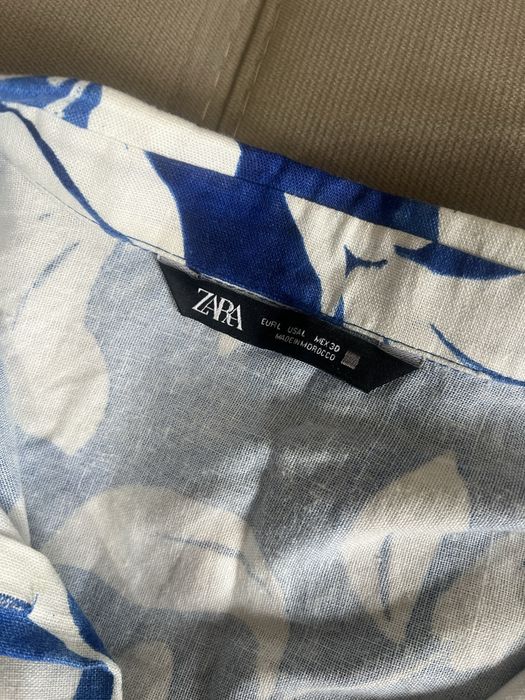 Рубашка лён Zara