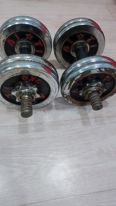 Продам гантели по 10 кг. Обе 20 кг