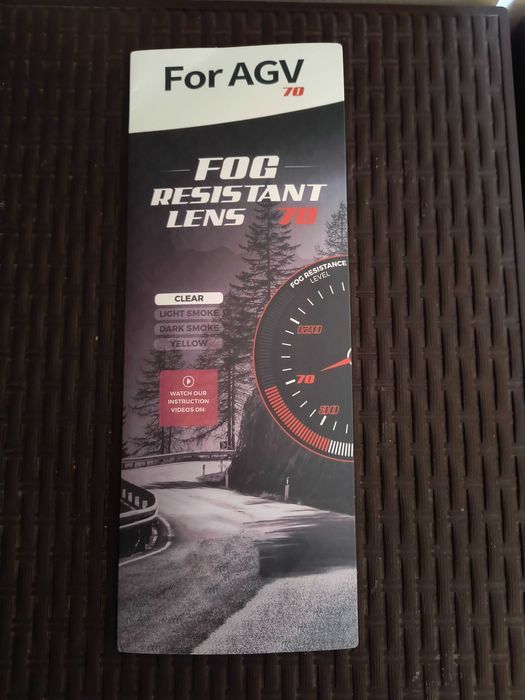 Vizieră Dark Smoke AGV + Pinlock AGV