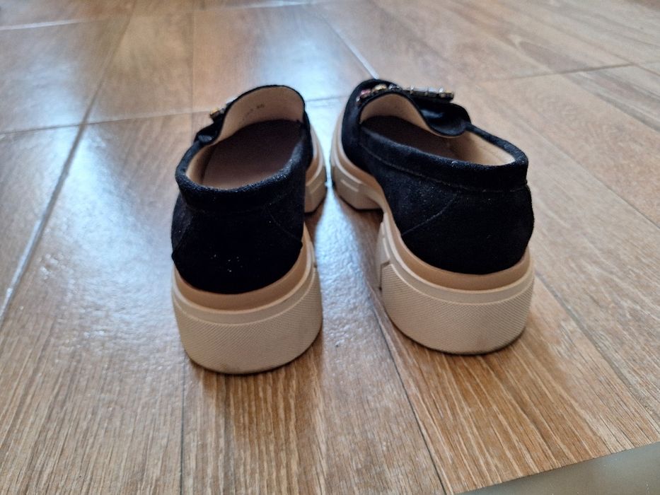 Мокасини естествена кожа