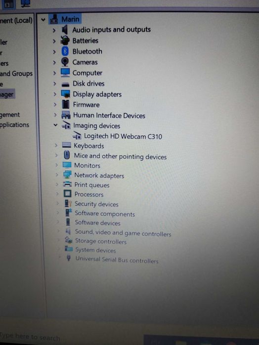 Camera web logitech c310