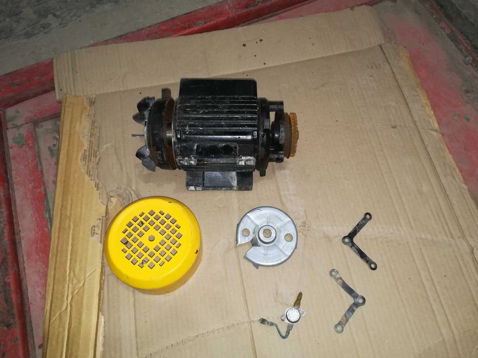 Электродвигатель в рабочем состоянии