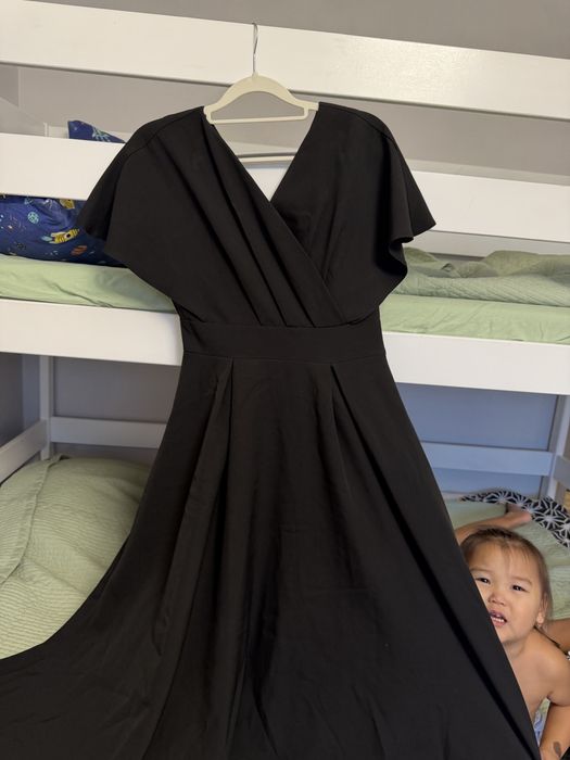 Платье вечерное черное