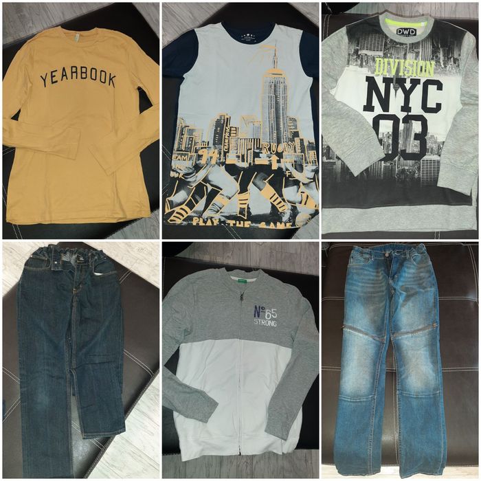 Детски маркови дрехи на Бенетон Зара и други марки.Размер 140,150,160