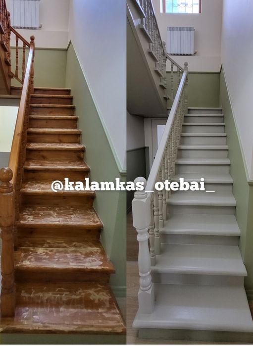 Реставрация/покраска двери/лестницы