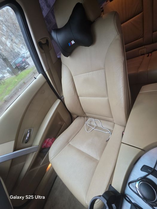 Бежов салон за е61 с кори