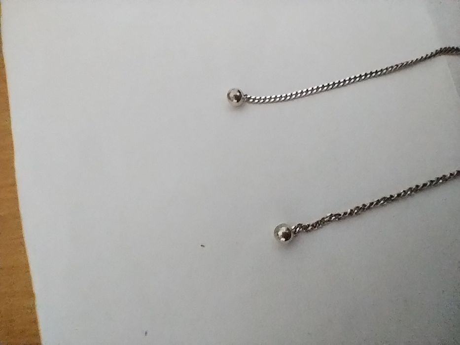 Lănțișor și cercei argint