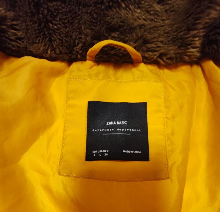 Geaca de iarna Zara Basic cu puf