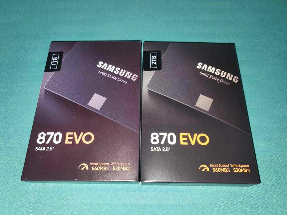 SSD 1TB Samsung 870 EVO Sata III 2.5" 560 MB/s MZ-77E1T0B nou Sigilat