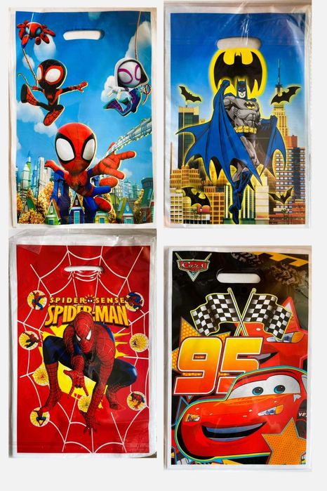 Малки торбички за сладки - найлонови : Стич Stich, Happy birthday