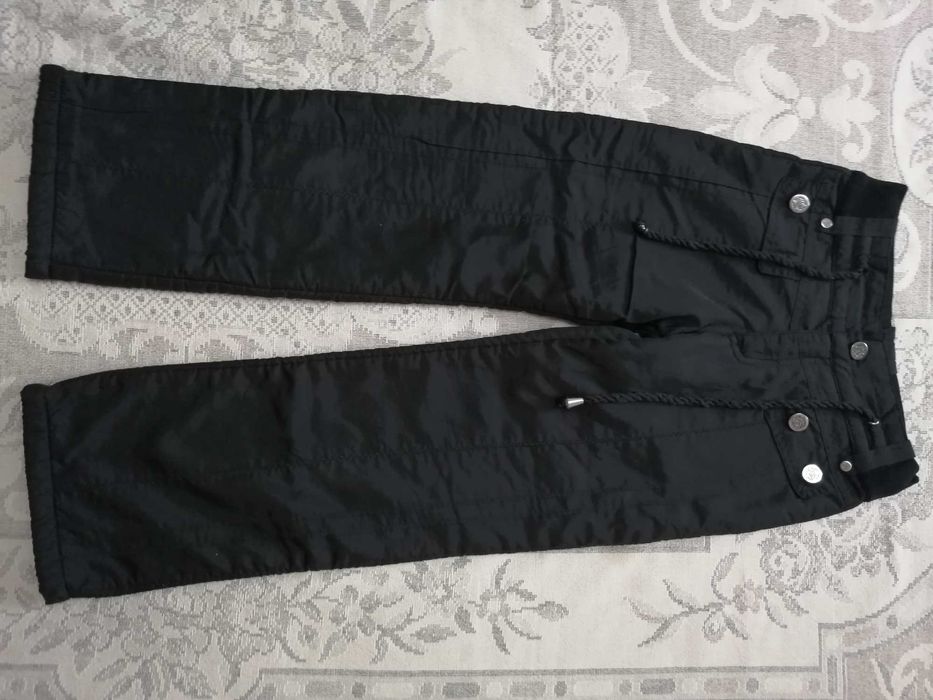 Болоньевые брюки для девочек для зимы