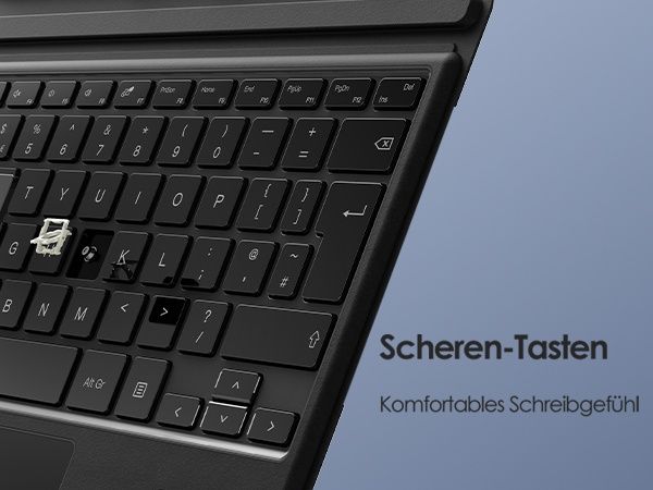 Безжична клавиатура за Microsoft Surface Pro 7+/7/6/5/4/3, Qulose