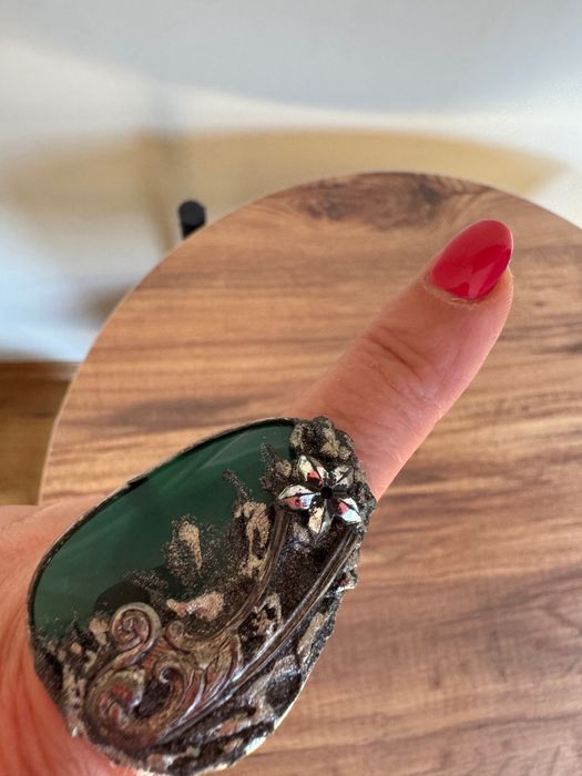 Авторски винтидж комплект от ахат