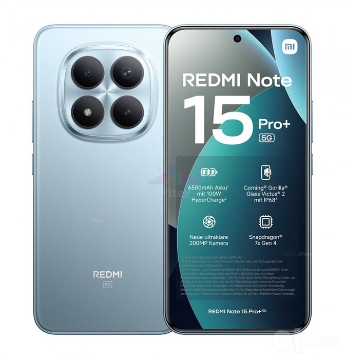 Новый Xiaomi Redmi Note 15 Pro+ 5G! Бесплатная Доставка!