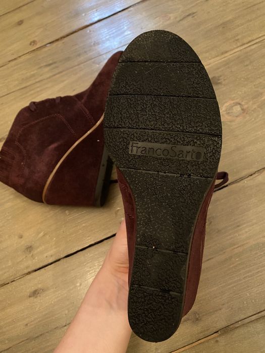 Ботинки размер 37. Замша натуральная