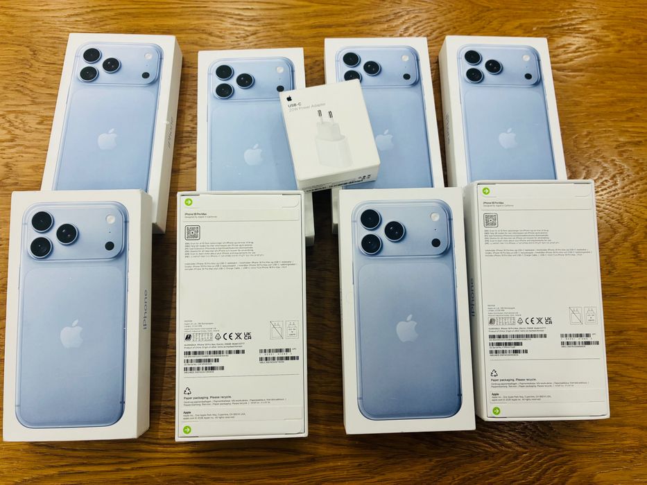 Нови iPhone 18 Pro Max 256 Glacier/ Син цвят