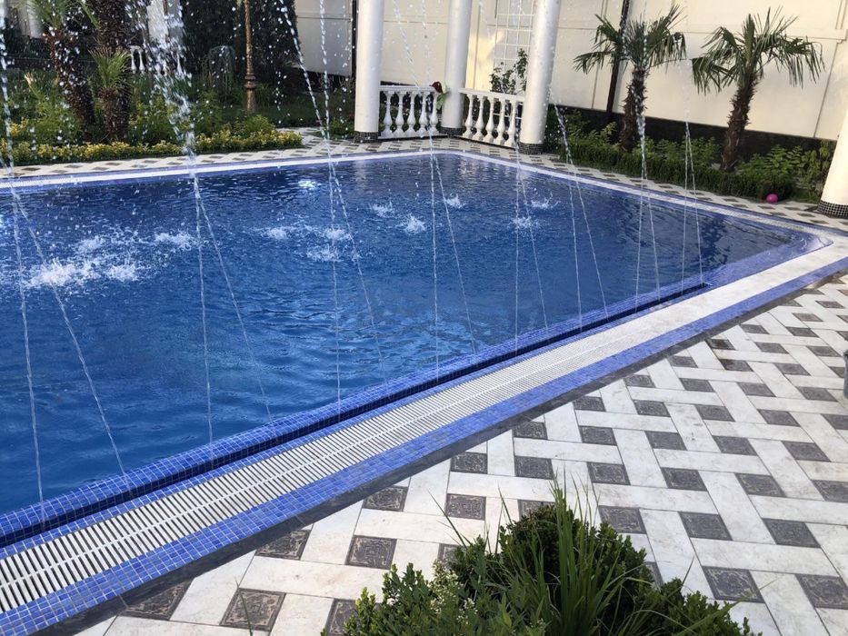 Бассейн,сауна,турецкий хаммом,фантан курамиз