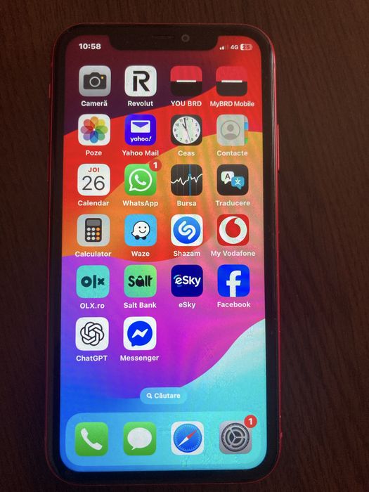 Iphone 11, 128 gb, baterie 67%, stare buna, liber de retea.