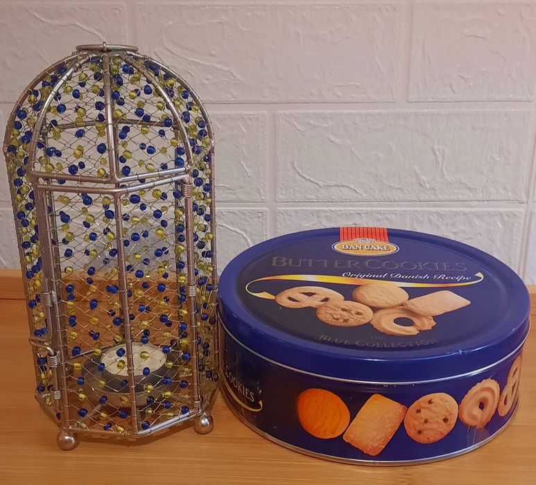 Colivie cu mărgele suport lumânare