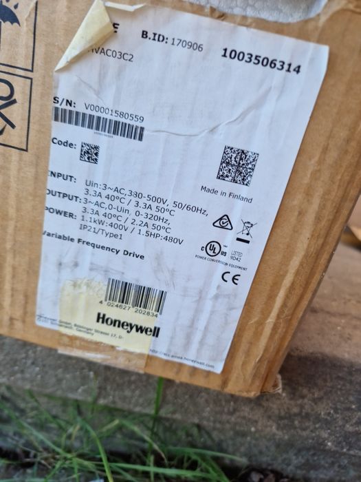 Convertizor de frecventa trifazat Honeywell