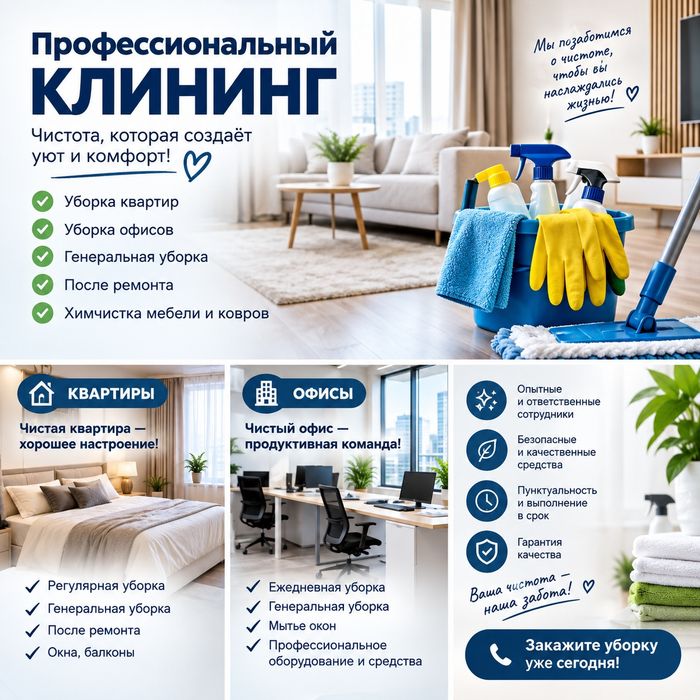 Профессиональный клининг