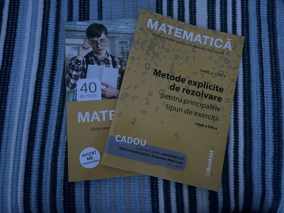 Carte 40 TESTE Matematica Booklet