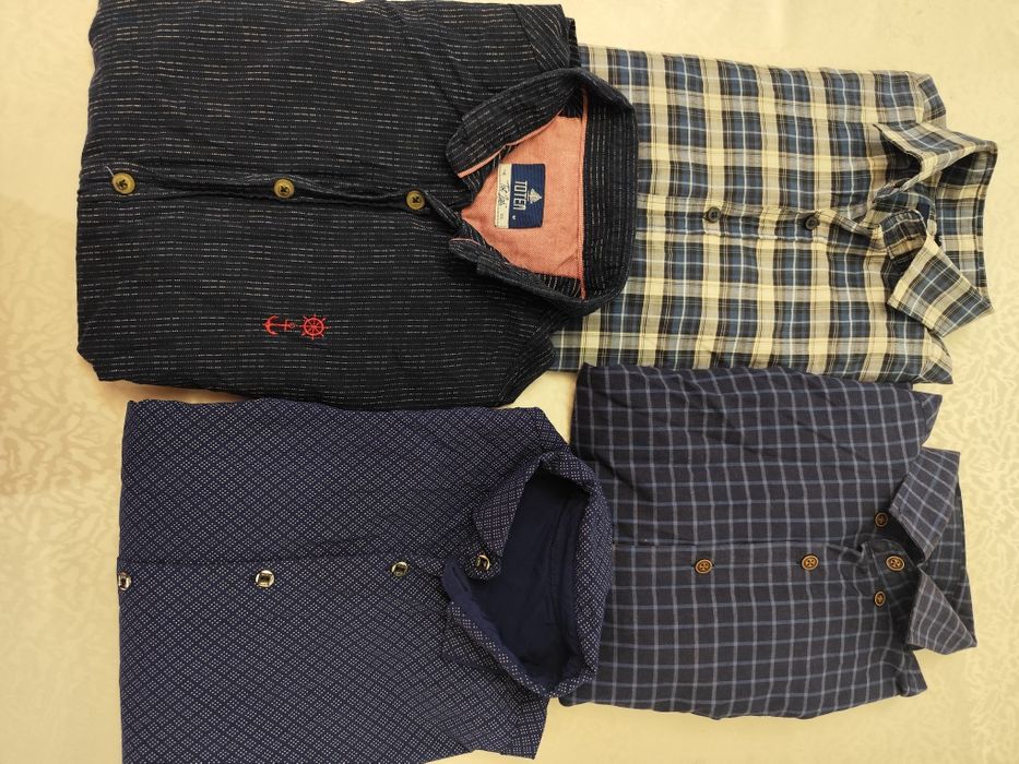 Рубашки мужские, подростковые