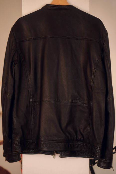 Продавам яке естествена агнешка кожа Selected Homme Indigo-XL-75EUR