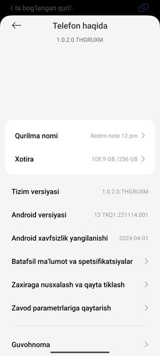 Redmi note 12 pro