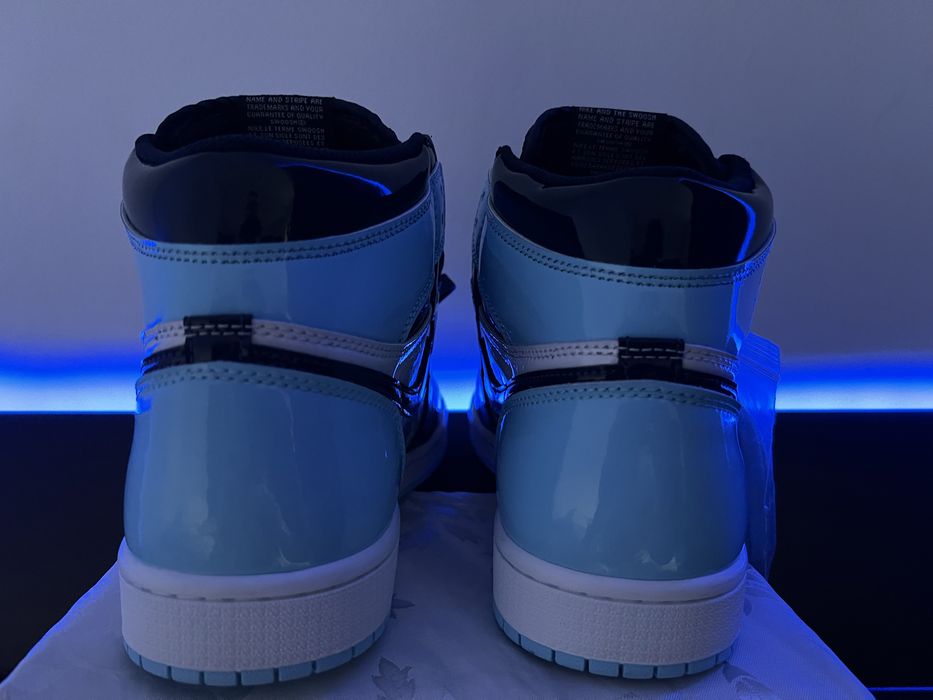 Nike Air Jordan 1 High OG UNC Patent Leather Marimea 43