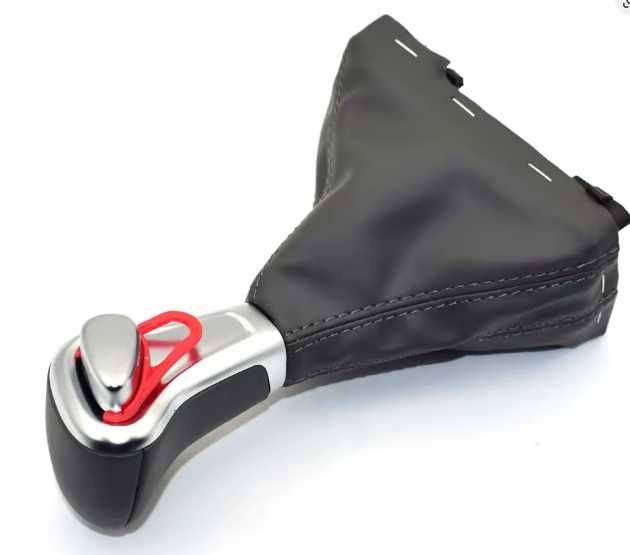 Скоростен лост Audi Q5 A4 A5 A6 Q7 с маншон автоматик Еко кожа хром