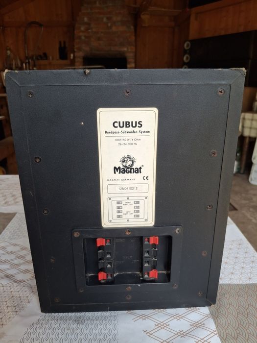 Subwoofer Magnat Cubus Bandpass 150W Germany - 250 lei