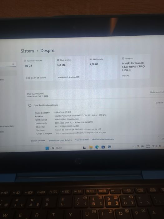 Laptop tabletă HP x360 11 g3 ee