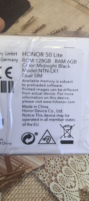 Чисто Нов NONOR 50 LIFE ROM 128GB  RAM 6 GB