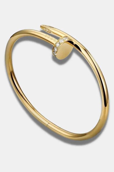 Гривна пирон с камъни Cartie, златна, сребърна, розово злато