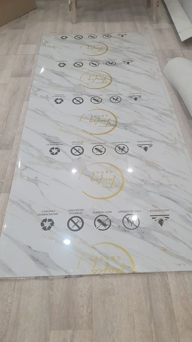 Бамбуковые панели толстый гипки мрамор