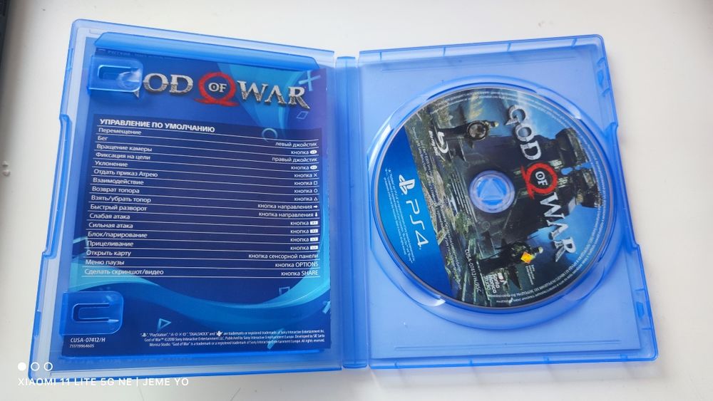 Продам диск пс 4 God of war 2018