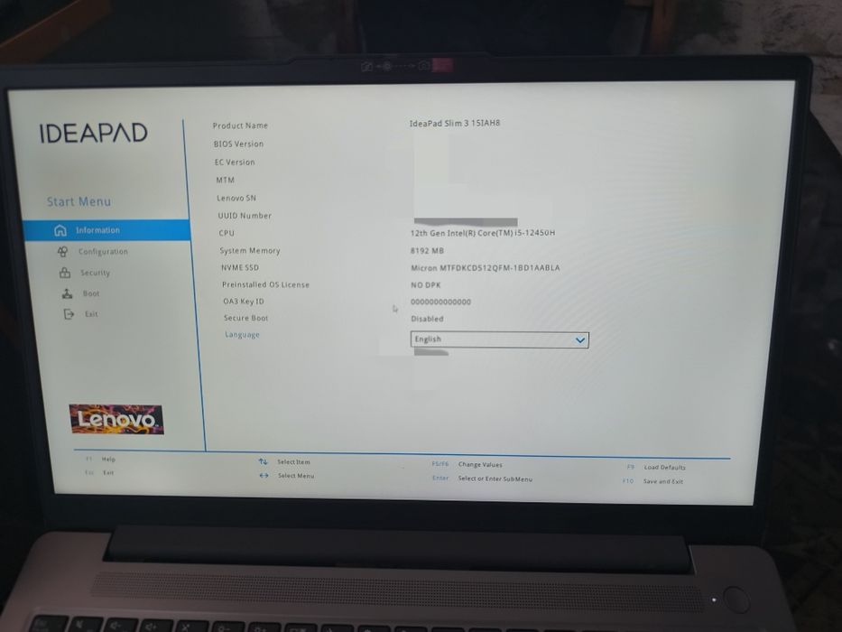 Lenovo ideapad 3