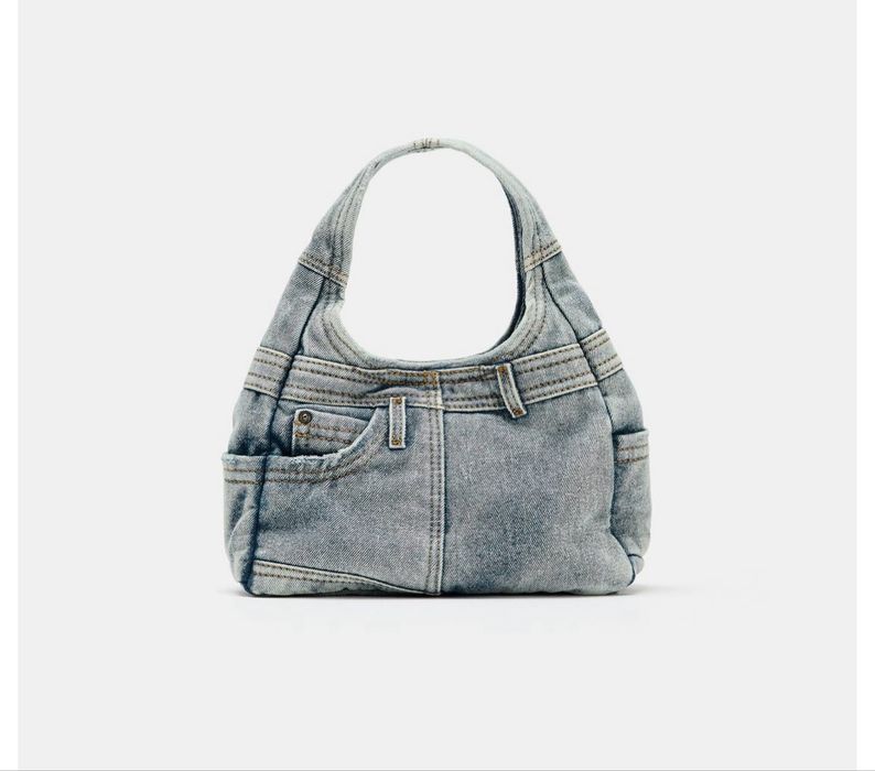 Дънкова чанта Zara