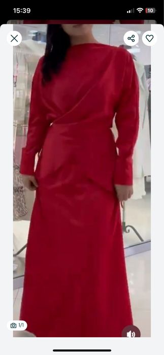 Платье красное размер 42-44