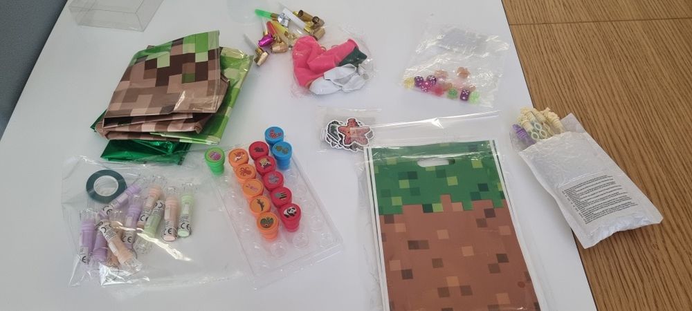 Тениска за рожден ден в Minecraft тематика / 6 годишно /