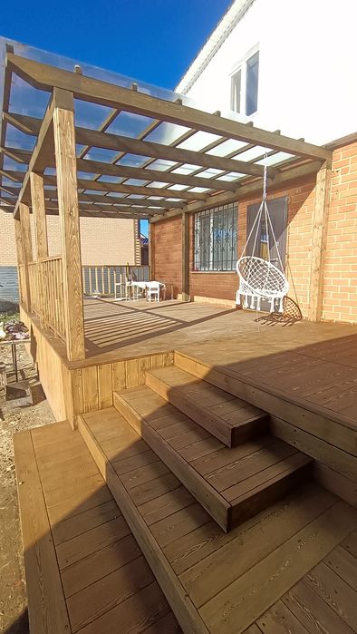 Беседки уличные деревянные