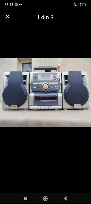Radiocasetofon Sanyo