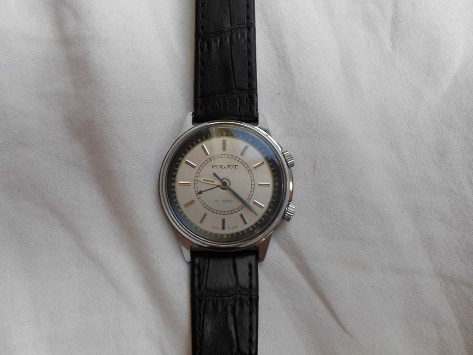 Мъжки съветски POLJOT с механична аларма